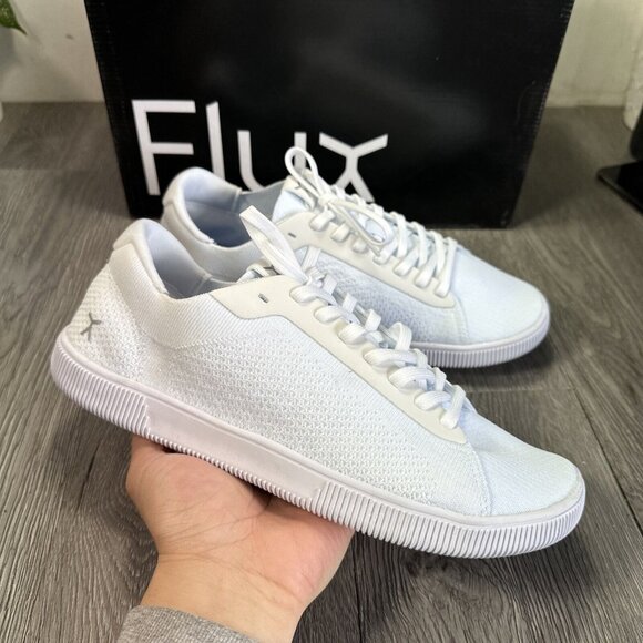 Flux Adapt Trainer Barefoot Triple White Knit White Sole ATWW-0010 Men 9 Wome 10 main image 5